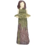 Statue de f�e mangeoire � oiseaux en r�sine - d�cor de jardin ext�rieur �l�gant
