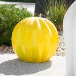 Wanda collection - statue jardin dco cactus jaune 45cm