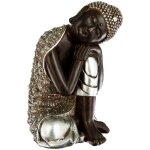 Statuette bouddha assis résine h28cm atmosphera créateur d'intérieur Statuette bouddha assis résine h28cm atmosphera créateur d'intérieur