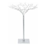 Paris prix - statuette dco en fer forg 'arbre' 80cm argent