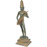 Signes grimalt - statuette shiva en polyrsine de couleur bronze vieilli