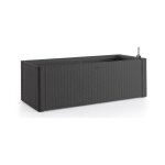 Stefanplast - bac a fleurs rectangulaire natural delux - 100x43xh33cm - 90 + 6, 5l dans la reserve - ...