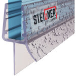 Steigner joint de douche pour paroi en verre, 110cm, vitre 7 / 8 mm, joint d'�tanch�it� pvc droit pour ...