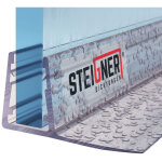 Steigner joint de douche pour paroi en verre, 120cm, vitre 3, 5 / 4 / 5 mm, joint d'�tanch�it� pvc droit ...
