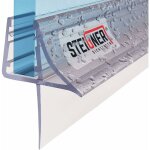 Joint de douche pour paroi en verre, 200cm, vitre 6 / 7 / 8mm, joint d'�tanch�it� pvc droit pour les ...