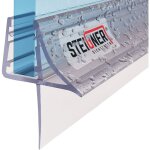 Joint de douche pour paroi en verre, 90cm, vitre 6 / 7 / 8mm, joint d'tanchit pvc droit pour les cabines ...