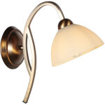 Steinhauer - applique murale - anthea - bronze - verre m�tal -