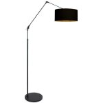 Steinhauer - lampadaire - prestige chic - noir - lin m�tal -