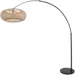 Steinhauer - lampadaire - sparkled light - noir - bambou m�tal -