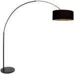 Steinhauer - lampadaire - sparkled light - noir - lin métal - Steinhauer - lampadaire - sparkled light - noir - lin métal -