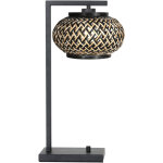 Steinhauer - lampe de table - stang - noir - bambou m�tal - lampe