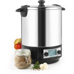 Nature&saveurs - stérilisateur de bocaux électrique cuve inox avec écran lcd robinet et minuteur 12l ... Nature&saveurs - stérilisateur de bocaux électrique cuve inox avec écran lcd robinet et minuteur 12l ...