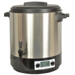 Kitchenchef - stérilisateur de bocaux électrique cuve inox avec écran lcd robinet et minuteur 31l 2000w ... Kitchenchef - stérilisateur de bocaux électrique cuve inox avec écran lcd robinet et minuteur 31l 2000w ...