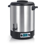 Strilisateur de bocaux lectrique cuve inox avec ecran lcd, robinet et minuteur 45l 2500w robby steri ...