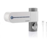 Innovagoods - st�rilisateur de brosse � dents uv, avec support et distributeur de dentifrice, smiluv ...