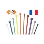 Ses - sterling - 100 colliers serrage. serre - cbles attache - cbles gris 150 x 2, 6 mm