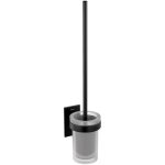 Cosmic - stick porte - balayette brosse wc porte balai noir mat Cosmic - stick porte - balayette brosse wc porte balai noir mat