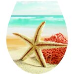 Sticker pour abattant wc  �toile de mer  mesurant 32x38cm