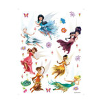 Stickers f�e clochette la vall�e du printemps disney fairies