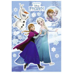 Stickers g�ant la reine des neiges disney anna et elsa 50 x 70 cm