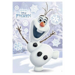 Stickers g�ant la reine des neiges disney olaf qui sourit 50 x 70 cm