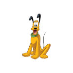 Sticker g�ant repositionnable pluto disney 47, 5cm x 101, 6 cm