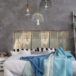 Sticker mural d�coratif papouasie, gravures anciennes pour t�te de lit, 83 cm x 160 cm - d�coration int�rieure ...