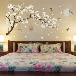 Sticker mural , stickers muraux grand taille arbre stickers muraux fleur home decor fangyuan papiers ...