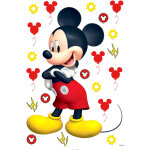Sticker mural mickey mouse jaune et rouge disney Sticker mural mickey mouse jaune et rouge disney
