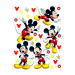 Sticker mural mickey mouse rouge et jaune disney Sticker mural mickey mouse rouge et jaune disney