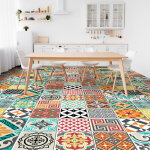 Ambiance - sticker - stickers sol anti - d�rapant avec protection - carrelages cornino - 120x180cm - ...