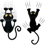 Stickers voiture chat, 2 pi�ces mignon autocollant chat voiture autocollant voiture humour autocollant ...