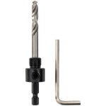 Adaptateur hex stier 1 / 4' - 1 / 2' 20 unf pour scies cloches 14 - 32 mm avec clé à 6 pans creux Adaptateur hex stier 1 / 4' - 1 / 2' 20 unf pour scies cloches 14 - 32 mm avec clé à 6 pans creux