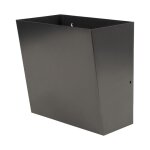 Corbeille  papier pour servante d'atelier vide, anthracite, 302 x 302 x 150 mm, accessoires servante ...