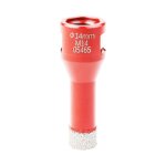 Couronne de perage pour carrelage m14, diamtre 14 mm, meuleuse d'angle, sans amorce de perage, pour ...