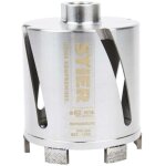 Stier couronne  sec superpro fente latrale / m16 82 mm, pour matriaux durs, bton sans armature, grs ...