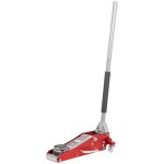 Cric rouleur hydraulique aluminium, 1, 5 tonne, 595 x 295 x 180 mm, 90 - 358 mm, cric de service, cric ...