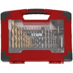 Jeu de forets scies et embouts en titane, 100 pièces, 28 forets, hss - tin, jeu d'embouts, valise à outils, ... Jeu de forets scies et embouts en titane, 100 pièces, 28 forets, hss - tin, jeu d'embouts, valise à outils, ...