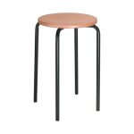 Tabouret empilable avec châssis en tube d'acier robuste, hauteur 500 mm, hêtre naturel, forme ergonomique, ... Tabouret empilable avec châssis en tube d'acier robuste, hauteur 500 mm, hêtre naturel, forme ergonomique, ...
