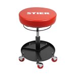 Tabouret  roulettes stier pour l'atelier, rglable en hauteur, tabouret de travail, tabouret pivotant, ...