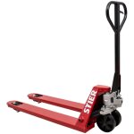 Stier - transpalette capacité de charge 2 000 kg, longueur des fourches 2 000 mm, pneus en nylon Stier - transpalette capacité de charge 2 000 kg, longueur des fourches 2 000 mm, pneus en nylon