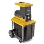 Stiga bio silent 2500 2500 w broyeur lectrique 8 dents rouleau 60 lt sac