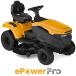 Stiga tornado 5108e tondeuse autoport�e batterie, 108 cm, 56 v ? batteries modulaires epower pro (1 / ...