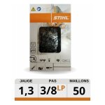 Stihl ? cha�ne de tron�onneuse picco super 3 / 8'' ? jauge 1, 3 mm ? 50 maillons ? pour tron�onneuses ...