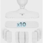 Stm - sp 10 pack de 10 serpillres de rechange pour balai vapeur compatible avec le balai nettoyeur vapeur ...