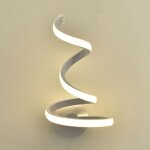Stoex ? applique murale led spirale en m�tal ? acrylique et fer forg� ? �clairage d�coratif pour chambre, ...