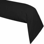 Une taie de traversin noire