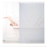 Store de baignoire, 100x240 cm, rideau de douche hydrofuge, plafond & fen�tre, pare - bain, salle de ...