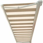 Store banne coffre integral motorise ral blanc 3, 6 x 3 dickson creme - bruyere