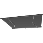 Store banne led motoris� 4 x 3 m gris ceto